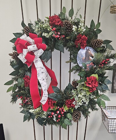 Kentucky Holiday Wreath